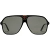 Gucci Eyewear Gucci - Aviator Acetate Sunglasses - Brown - - Avvenice