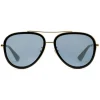 Gucci Eyewear Gucci - Aviator Acetate Sunglasses - Gold Metal with Black Rim Frame - - Avvenice^ Sunglasses & Eyewear