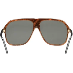 Gucci Eyewear Gucci - Aviator Acetate Sunglasses - Brown - - Avvenice