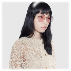Gucci Eyewear Gucci - Aviator Metal Sunglasses - Shiny Gold - - Avvenice^ Sunglasses & Eyewear