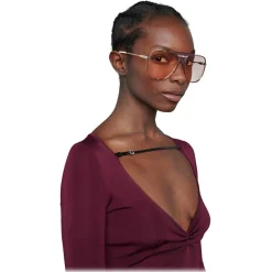 Gucci Eyewear Gucci - Aviator Metal Sunglasses - Gold Lilac - - Avvenice^ Sunglasses & Eyewear