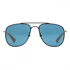 Gucci Eyewear Gucci - Aviator Sunglassed - Black Blue - - Avvenice^ Sunglasses & Eyewear