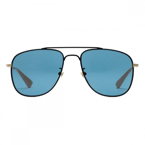 Gucci Eyewear Gucci - Aviator Sunglassed - Black Blue - - Avvenice^ Sunglasses & Eyewear