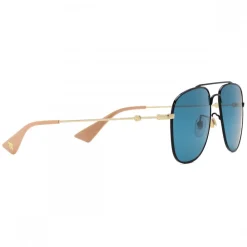 Gucci Eyewear Gucci - Aviator Sunglassed - Black Blue - - Avvenice^ Sunglasses & Eyewear