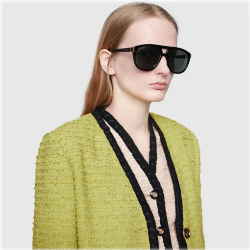 Gucci Eyewear Gucci - Aviator Sunglassed with Enamel - Dark Turtle - - Avvenice^ Sunglasses & Eyewear