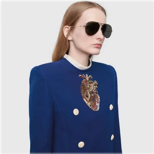 Gucci Eyewear Gucci - Aviator Sunglassed - Black - - Avvenice