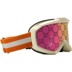 Gucci Eyewear Gucci - GG Ski Mask - Ivory White Orange Pink - - Avvenice