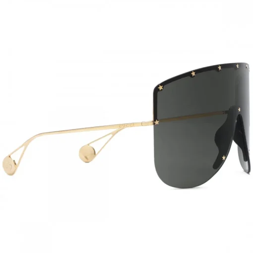 Gucci Eyewear Gucci - Mask Sunglassed with Star Rivets - Black - - Avvenice^ Sunglasses & Eyewear