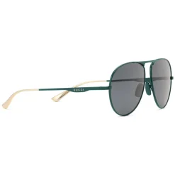 Gucci Eyewear Gucci - Metal Aviator Sunglasses - Oil Color - - Avvenice