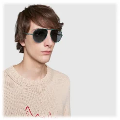 Gucci Eyewear Gucci - Metal Aviator Sunglasses - Oil Color - - Avvenice