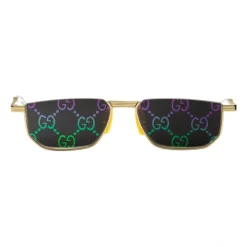 Gucci Eyewear Gucci - Metal Rectangular Sunglasses - Gold GG - - Avvenice^ Sunglasses & Eyewear