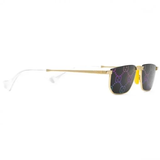 Gucci Eyewear Gucci - Metal Rectangular Sunglasses - Gold GG - - Avvenice^ Sunglasses & Eyewear