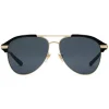 Gucci Eyewear Gucci - Optimal Fit Metal Aviator Sunglasses - Gold Grey Lenses - - Avvenice^ Sunglasses & Eyewear