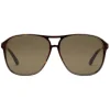 Gucci Eyewear Gucci - Optimally Fitting Acetate Aviator Sunglasses - Dark Turtle Acetate - - Avvenice^ Sunglasses & Eyewear