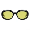 Gucci Eyewear Gucci - Oval Sunglasses in Acetate - Black Yellow - - Avvenice