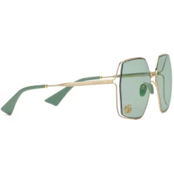 Gucci Eyewear Gucci - Oval-Frame Sunglasses - Gold Light Blue - - Avvenice^ Sunglasses & Eyewear