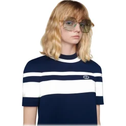 Gucci Eyewear Gucci - Oval-Frame Sunglasses - Gold Light Blue - - Avvenice^ Sunglasses & Eyewear