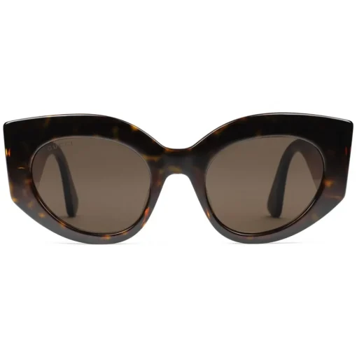 Gucci Eyewear Gucci - Oversize Cat Eye Acetate Sunglasses - Sylvie Web Acetate - - Avvenice