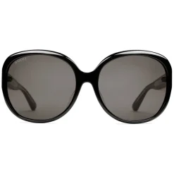 Gucci Eyewear Gucci - Oversized Round Sunglasses in Acetate - Black Acetate - - Avvenice^ Sunglasses & Eyewear