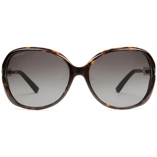 Gucci Eyewear Gucci - Oversized Round Sunglasses in Metal and Acetate - Dark Turtle - - Avvenice