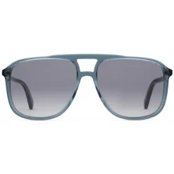 Gucci Eyewear Gucci - Rectangular Acetate Sunglasses - Transparent Grey - - Avvenice