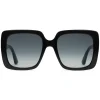 Gucci Eyewear Gucci - Rectangular Acetate Sunglasses - Glossy Black Acetate - - Avvenice^ Sunglasses & Eyewear
