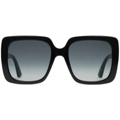 Gucci Eyewear Gucci - Rectangular Acetate Sunglasses - Glossy Black Acetate - - Avvenice^ Sunglasses & Eyewear
