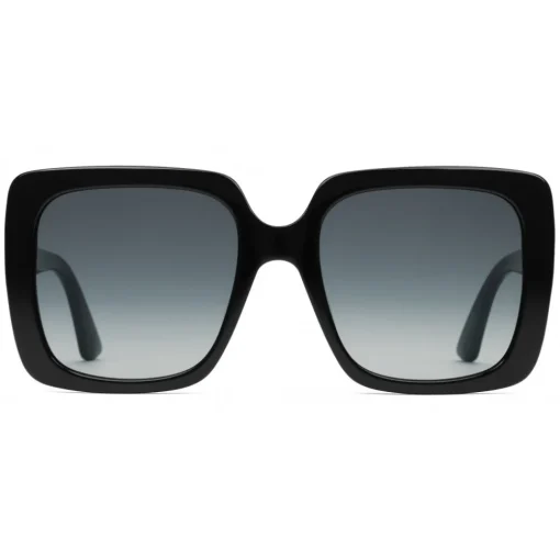 Gucci Eyewear Gucci - Rectangular Acetate Sunglasses - Glossy Black Acetate - - Avvenice^ Sunglasses & Eyewear