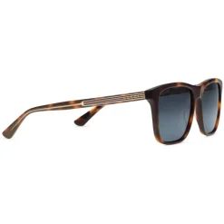 Gucci Eyewear Gucci - Rectangular Acetate Sunglasses - Light Turtle Acetate - - Avvenice^ Sunglasses & Eyewear