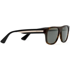 Gucci Eyewear Gucci - Rectangular Acetate Sunglasses - Dark Turtle - - Avvenice^ Sunglasses & Eyewear