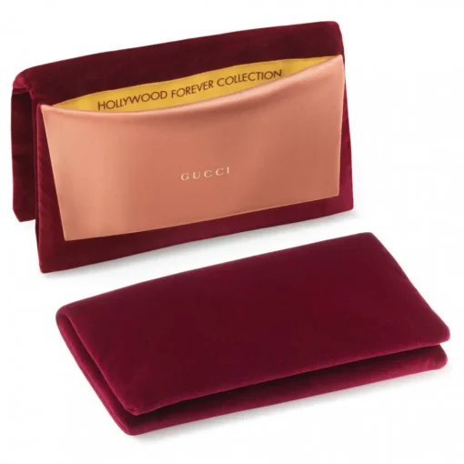 Gucci Eyewear Gucci - Rectangular Acetate Sunglasses with Pearls - Black - - Avvenice