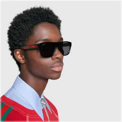 Gucci Eyewear Gucci - Rectangular Acetate Sunglasses - Dark Turtle - - Avvenice^ Sunglasses & Eyewear