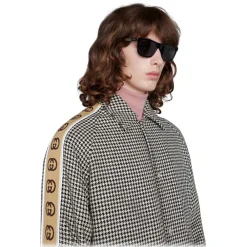 Gucci Eyewear Gucci - Rectangular Acetate and Metal Sunglasses - Black - - Avvenice^ Sunglasses & Eyewear