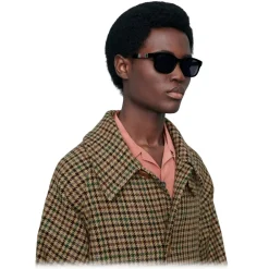 Gucci Eyewear Gucci - Rectangular Acetate Sunglasses - Black - - Avvenice^ Sunglasses & Eyewear
