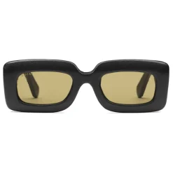 Gucci Eyewear Gucci - Rectangular Frame Ayers Sunglasses - Black - - Avvenice