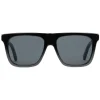 Gucci Eyewear Gucci - Rectangular Frame Acetate Sunglasses - Black Acetate Grey Lens - - Avvenice