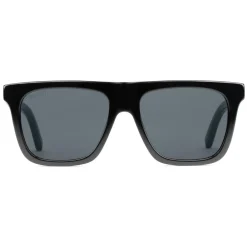 Gucci Eyewear Gucci - Rectangular Frame Acetate Sunglasses - Black Acetate Grey Lens - - Avvenice