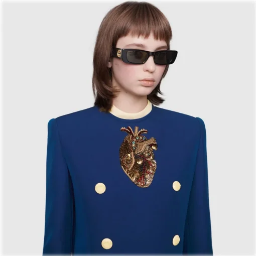 Gucci Eyewear Gucci - Rectangular Sunglasses - Black - - Avvenice^ Sunglasses & Eyewear
