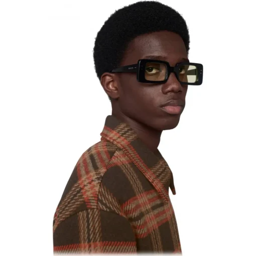 Gucci Eyewear Gucci - Rectangular-Frame Sunglasses - Black - - Avvenice