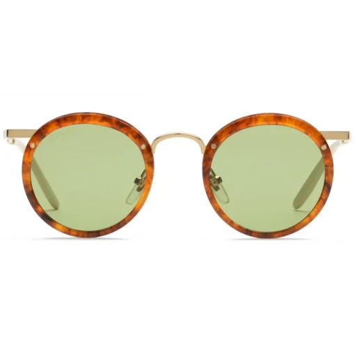 Gucci Eyewear Gucci - Round Acetate and Metal Sunglasses - Tortoiseshell - - Avvenice