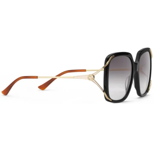 Gucci Eyewear Gucci - Round Acetate and Metal Sunglasses - Black - - Avvenice