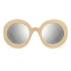 Gucci Eyewear Gucci - Round Acetate Sunglasses - Ivory - - Avvenice
