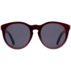 Gucci Eyewear Gucci - Round Acetate Sunglasses - Black and Red Pearl - - Avvenice