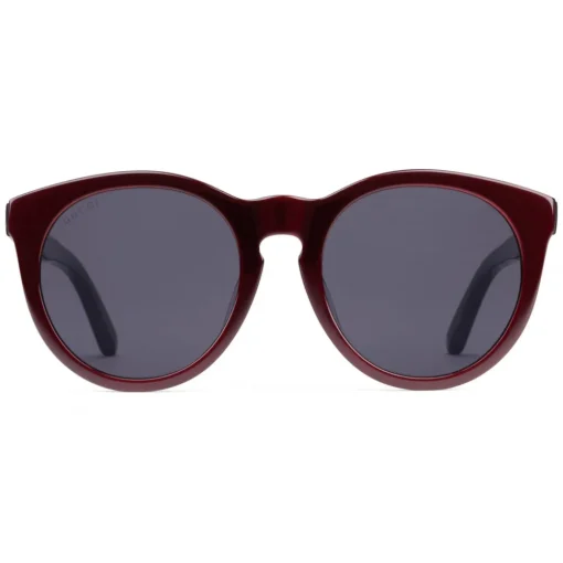 Gucci Eyewear Gucci - Round Acetate Sunglasses - Black and Red Pearl - - Avvenice