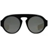 Gucci Eyewear Gucci - Round Acetate Sunglasses - Black Acetate Grey Lenses - - Avvenice^ Sunglasses & Eyewear