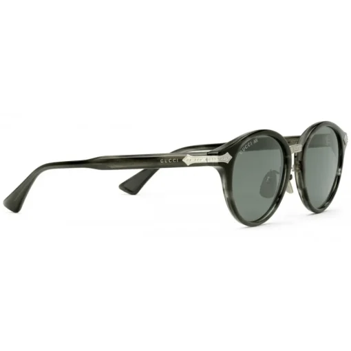 Gucci Eyewear Gucci - Round Acetate Sunglasses - Grey Turtle Acetate - - Avvenice