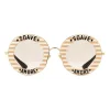Gucci Eyewear Gucci - Round Frame Acetate Sunglasses - Beige White - - Avvenice