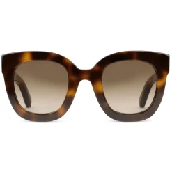 Gucci Eyewear Gucci - Round Frame Acetate Sunglasses with Star - Tortoiseshell Acetate - - Avvenice^ Sunglasses & Eyewear