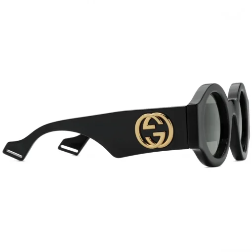 Gucci Eyewear Gucci - Round Frame Acetate Sunglasses - Black - - Avvenice^ Sunglasses & Eyewear