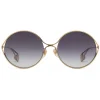 Gucci Eyewear Gucci - Round Frame Metal Sunglasses - Gold and Silver - - Avvenice^ Sunglasses & Eyewear